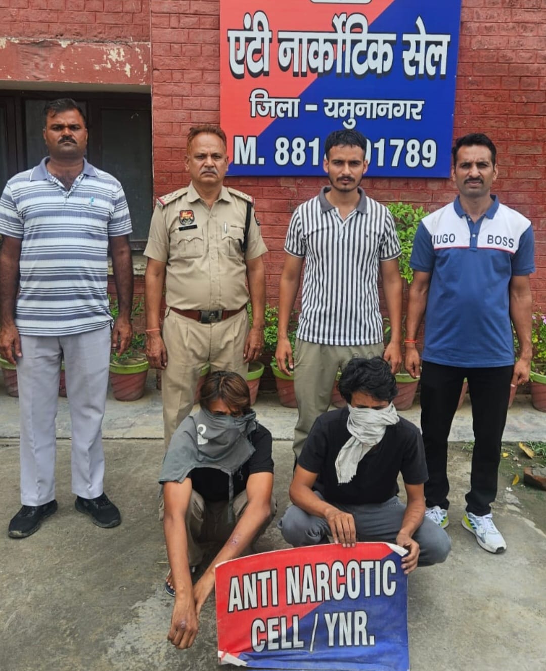 पुलिस गिरफ्त में नशा तस्करी के दोनों आरोपी