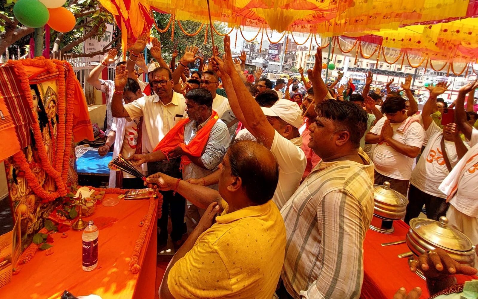 अमरनाथ यात्रा के लिए छपरा से पहला जत्था रवाना