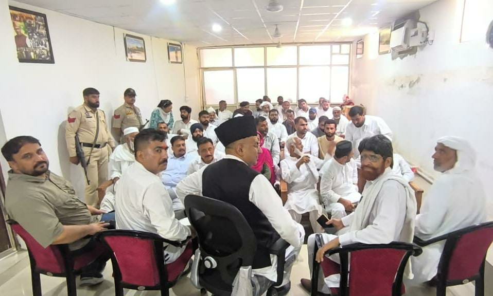 भाजपा राष्ट्रीय अध्यक्ष के प्रस्तावित दौरे को लेकर सांसद गुलाम अली खटाना ने की तैयारी बैठक