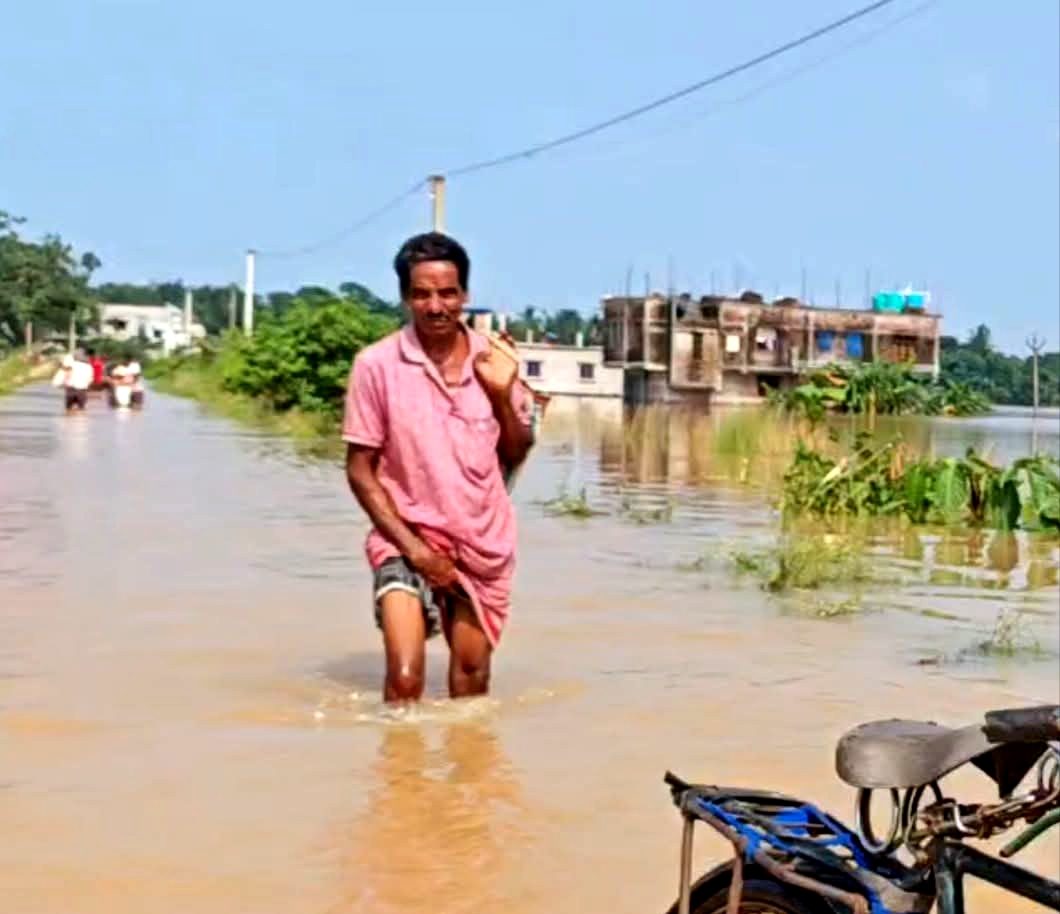 दांतन में जल भराव की स्थिति