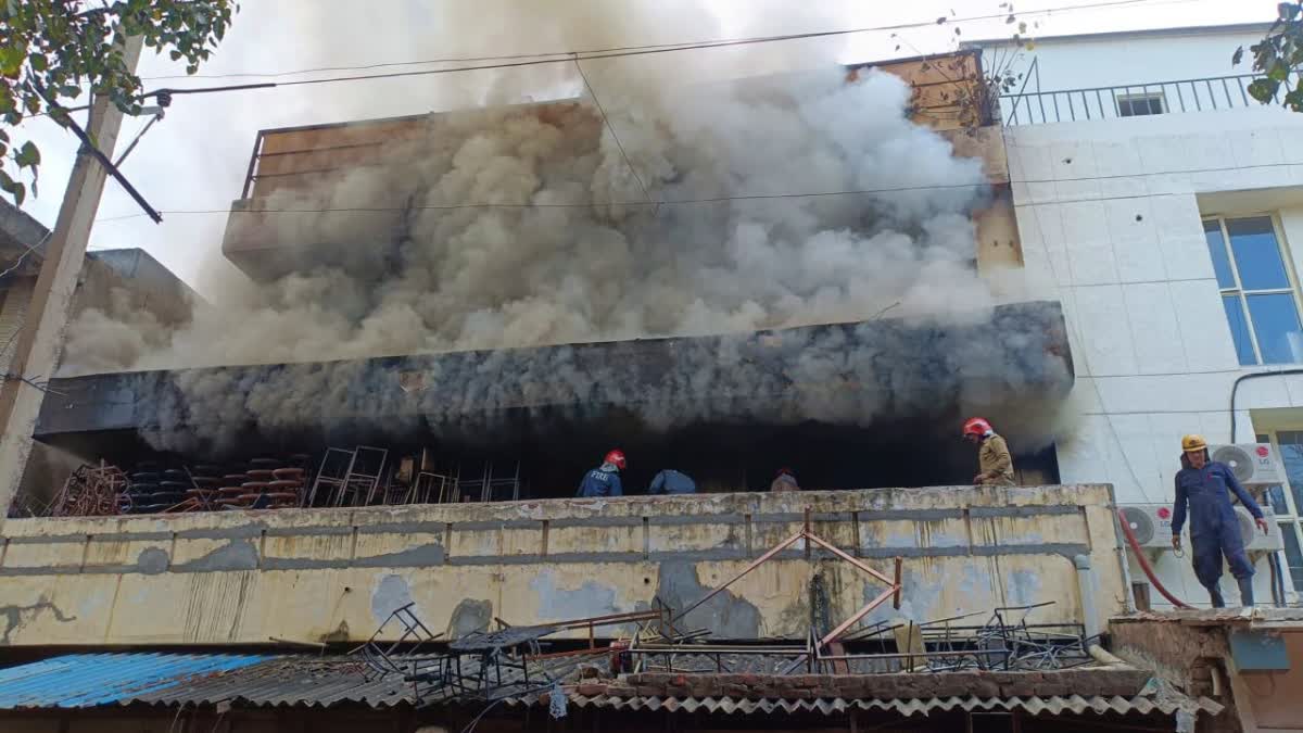 Fire at Factory in Okhla