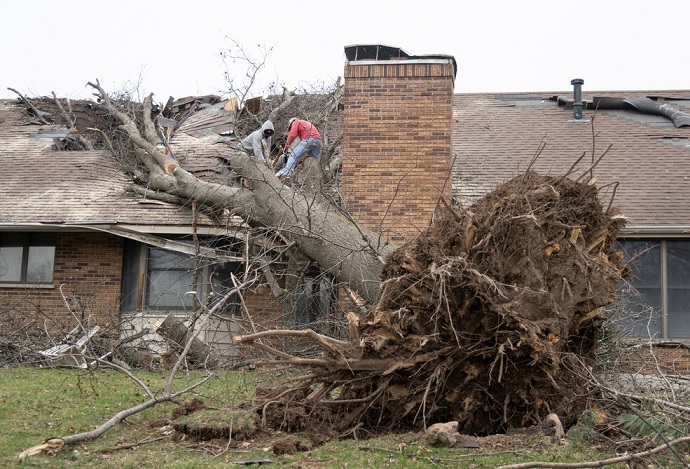 Many cities in America have been affected by the storm.