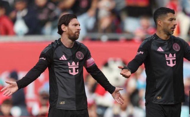 Lionel Messi and Luis Suarez Lionel Messi and Luis Suarez