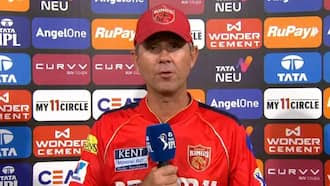 Punjab Kings' head coach Ricky Ponting While speaking in the post-match conference Punjab Kings' head coach Ricky Ponting While speaking in the post-match conference