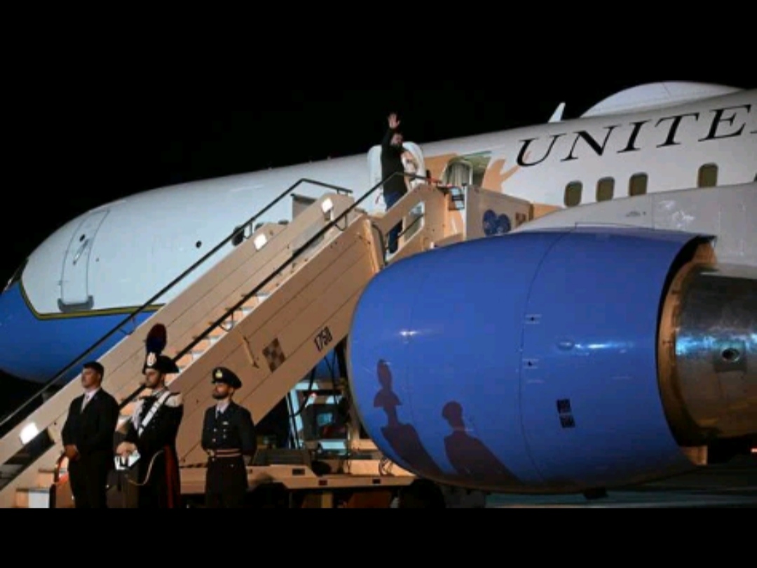 U.S. Vice President JD Vance departs Giovan Battista Pastine International Airport in Ciampino, Italy en route to New Delhi, India, U.S. Vice President JD Vance departs Giovan Battista Pastine International Airport in Ciampino, Italy en route to New Delhi, India,