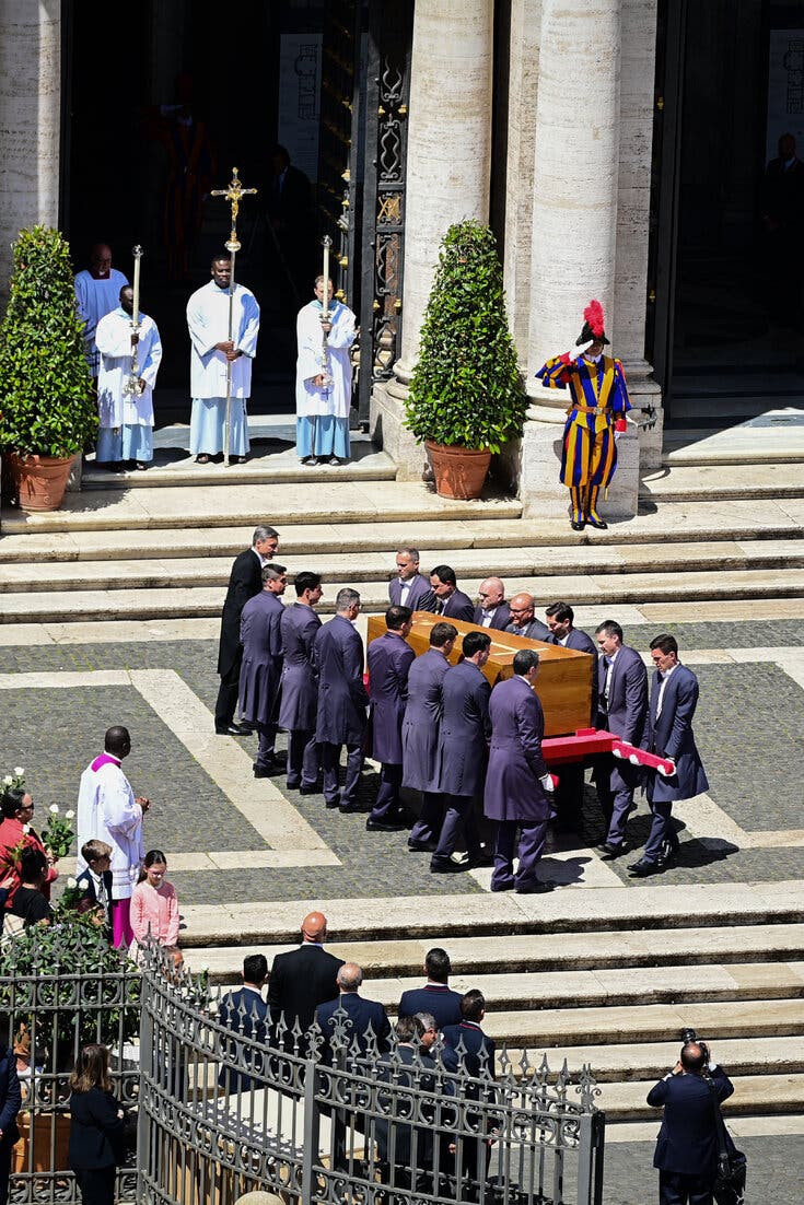 Pope Francis laid to rest following funeral mass Pope Francis laid to rest following funeral mass