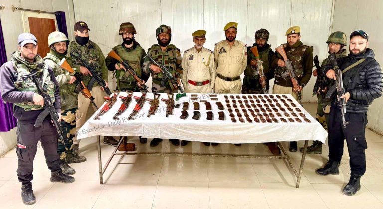 Terrorist Hideout Busted, Huge Cache Of Arms Seized In J&K’s Kupwara: Police Terrorist Hideout Busted, Huge Cache Of Arms Seized In J&K’s Kupwara: Police
