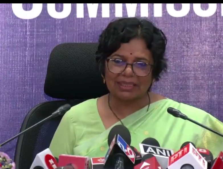 Chairperson of the Women's Commission, Vijaya Rahatkar. Chairperson of the Women's Commission, Vijaya Rahatkar.