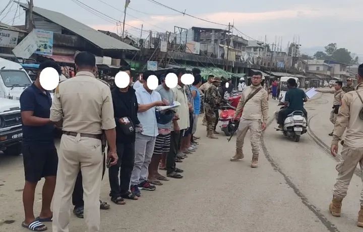 Manipur Police photo. Manipur Police photo.