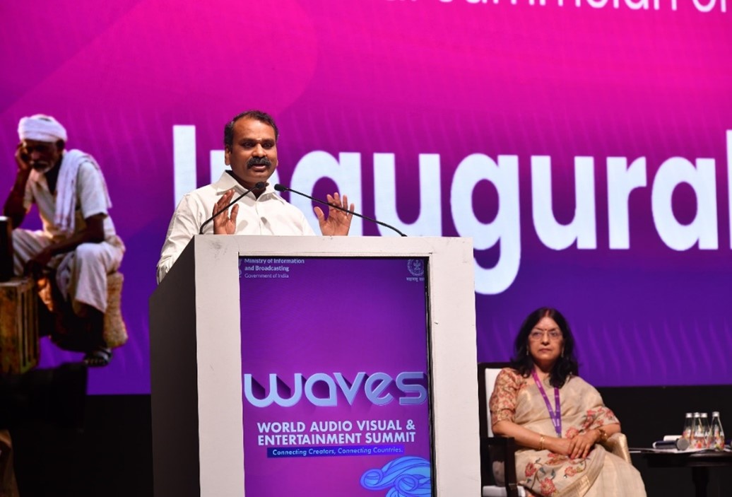 Dr. L Murugan Launches White Paper on India’s Live Events Economy at WAVES 2025 Dr. L Murugan Launches White Paper on India’s Live Events Economy at WAVES 2025