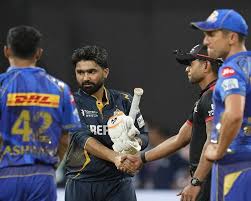 GT beats MI by 3wickets GT beats MI by 3wickets