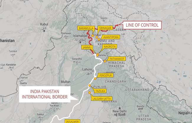 Pakistan attempted drone strikes in these areas. Pakistan attempted drone strikes in these areas.
