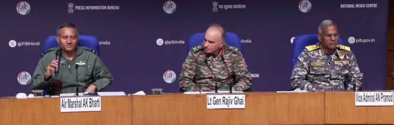 The Director General of Military Operations (DGMO) of the three armed forces. The Director General of Military Operations (DGMO) of the three armed forces.