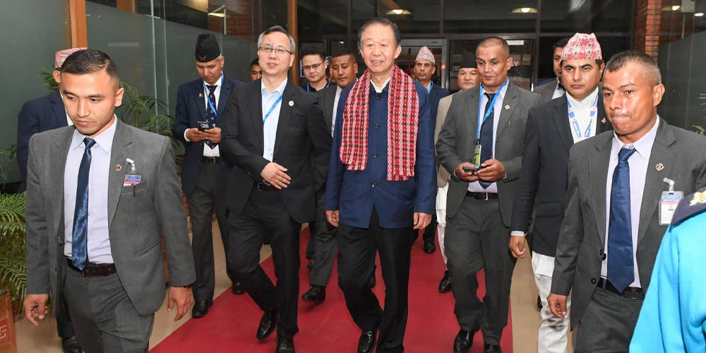 The Vice Chairman of China's National People's Congress has arrived in Nepal. The Vice Chairman of China's National People's Congress has arrived in Nepal.