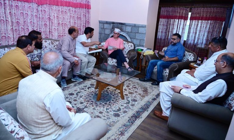 CM Omar Abdullah Meets Several Delegations At His Raabita Office In Srinagar