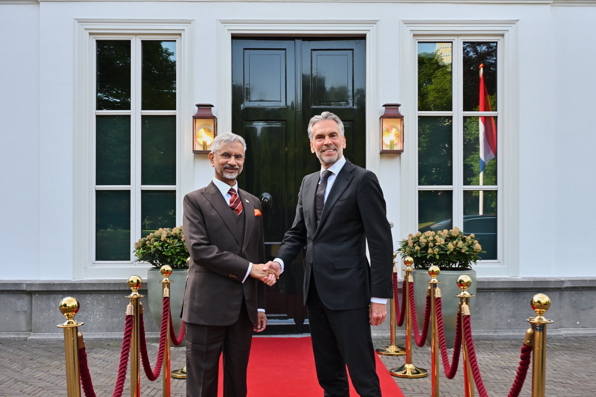 Jaishankar meeting Prime Minister Dick Schoof Jaishankar meeting Prime Minister Dick Schoof