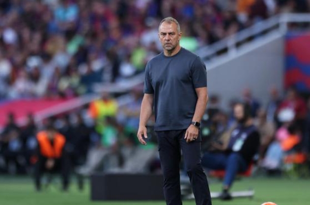 FC Barcelona's coach Hansi Flick FC Barcelona's coach Hansi Flick