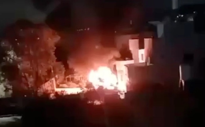 A ballistic missile launched from Yemen towards Israel this morning. Israel used an interceptor missile to shoot it down. A ballistic missile launched from Yemen towards Israel this morning. Israel used an interceptor missile to shoot it down.