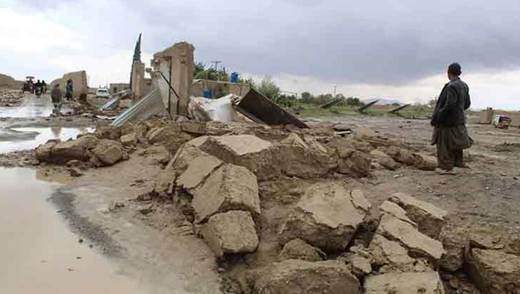 Storm-affected area .Source: World News TV channel. Storm-affected area .Source: World News TV channel.