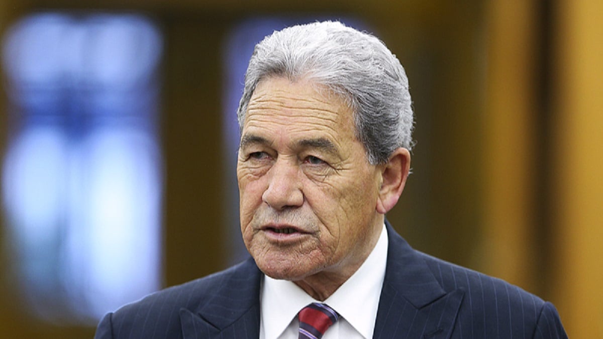 New Zealand's Deputy Prime Minister Winston Peters.