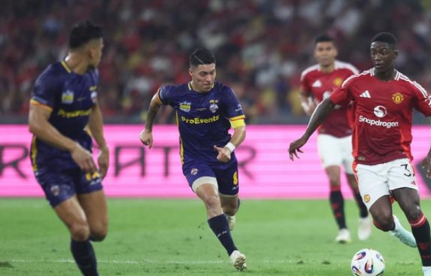 Asian All-Stars defeated Manchester United 1-0 Asian All-Stars defeated Manchester United 1-0