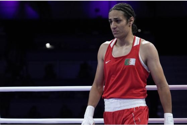 Algeria's female gold medalist, Imane Khalif. Algeria's female gold medalist, Imane Khalif.