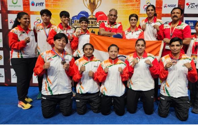 The Indian team won a medal at the Thailand Open.