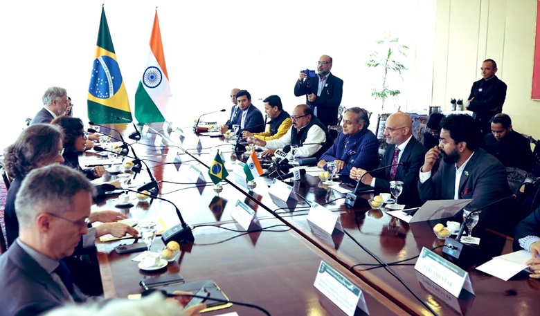 Members of the Indian Parliamentary All-Party Delegation in discussion with Brazil's Deputy Foreign Minister Maria Laura da Rocha in the Brazilian capital, Brasília. Photo from Shashi Tharoor's X handle. Members of the Indian Parliamentary All-Party Delegation in discussion with Brazil's Deputy Foreign Minister Maria Laura da Rocha in the Brazilian capital, Brasília. Photo from Shashi Tharoor's X handle.