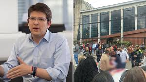 Colombian Presidential candidate shot at rally. Colombian Presidential candidate shot at rally.