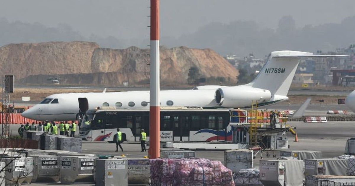 Thirty-seven Nepalese citizens deported from the United States were brought to Kathmandu by a chartered flight. Thirty-seven Nepalese citizens deported from the United States were brought to Kathmandu by a chartered flight.