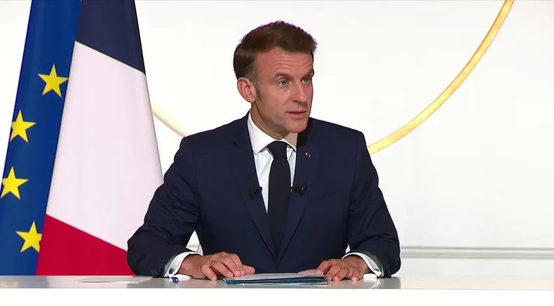 French President Emmanuel Macron French President Emmanuel Macron