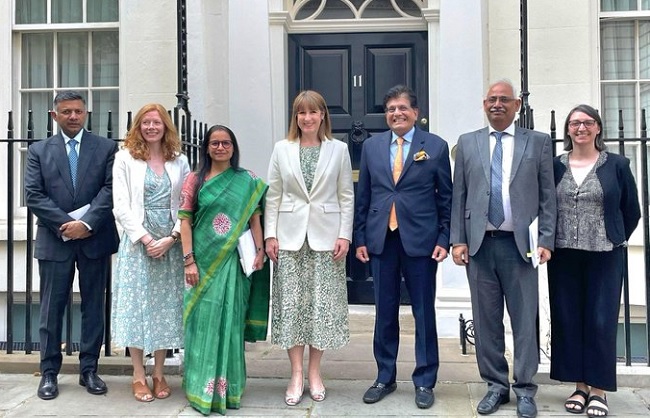 Piyush Goyal highlighted India's progress in digital infrastructure and innovation during his visit to the UK. Piyush Goyal highlighted India's progress in digital infrastructure and innovation during his visit to the UK.