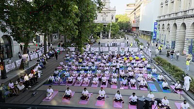 Yoga Day 2025 celebrations in London