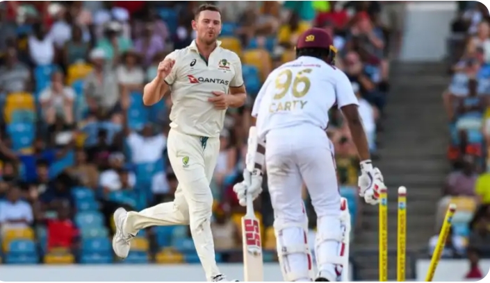 Australian fast bowler Josh Hazlewood Australian fast bowler Josh Hazlewood