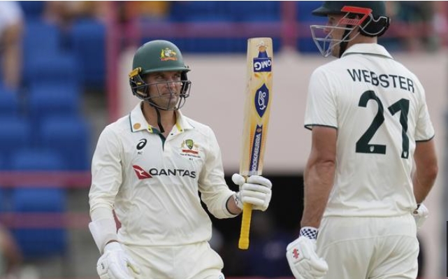 Carey and Webster shine as Australia’s top order struggles again. Carey and Webster shine as Australia’s top order struggles again.