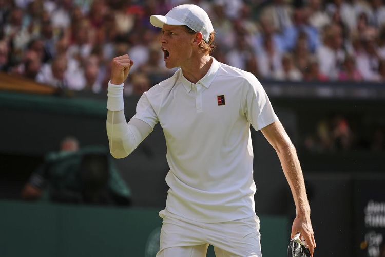 Italian Jannik Sinner became the Wimbledon champion. Italian Jannik Sinner became the Wimbledon champion.