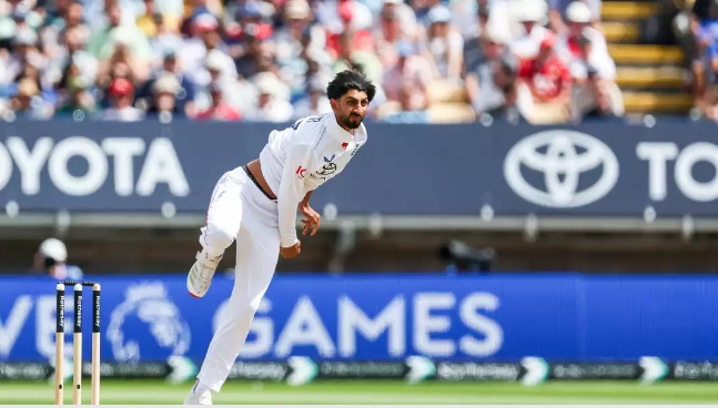 England's off-spinner Shoaib Bashir