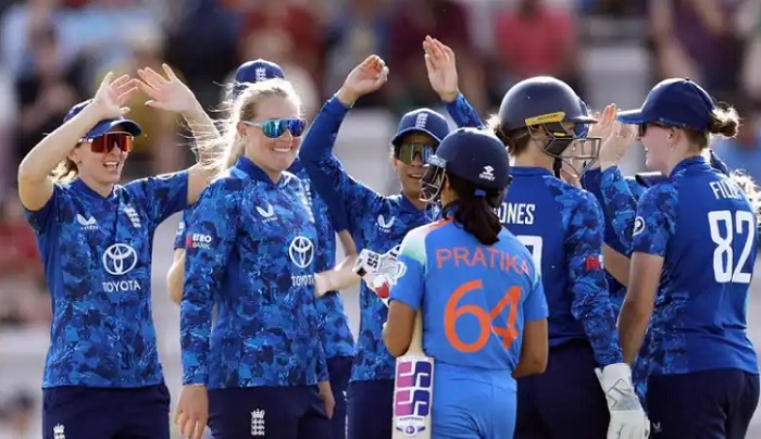 In the rain-affected second ODI, England defeated India by 8 wickets.