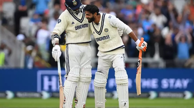 Washington Sundar and Ravindra Jadeja Washington Sundar and Ravindra Jadeja