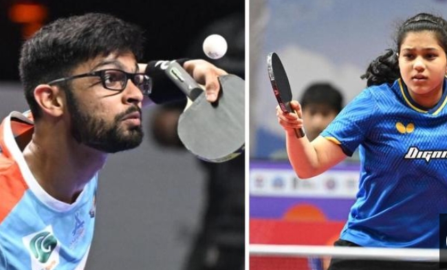 India’s top-seeded mixed doubles pair, Manush Shah and Diya Chitale
