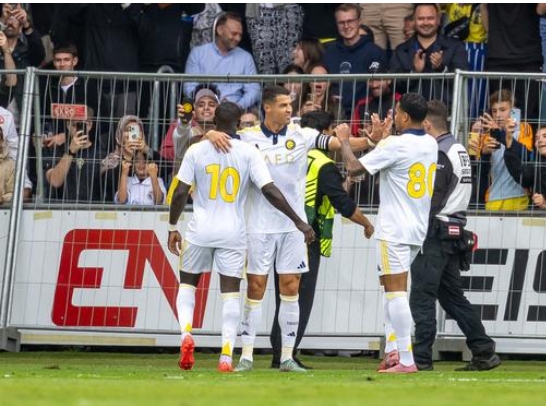 Ronaldo’s Brace in Vain as Al Nassr Fall 3-2 to Almeria in Pre-Season Friendly Ronaldo’s Brace in Vain as Al Nassr Fall 3-2 to Almeria in Pre-Season Friendly