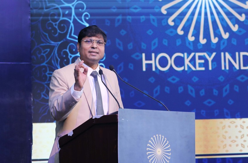 Hockey India President Dr. Dilip Tirkey