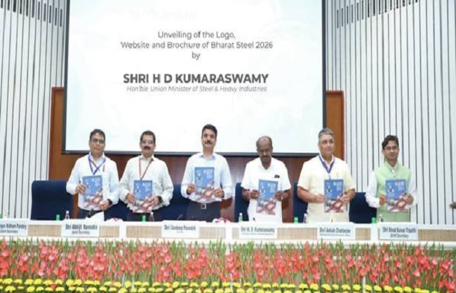 HD Kumaraswamy Unveils ‘Bharat Steel’ Logo, Launches India’s Biggest-Ever Steel Industry Showcase