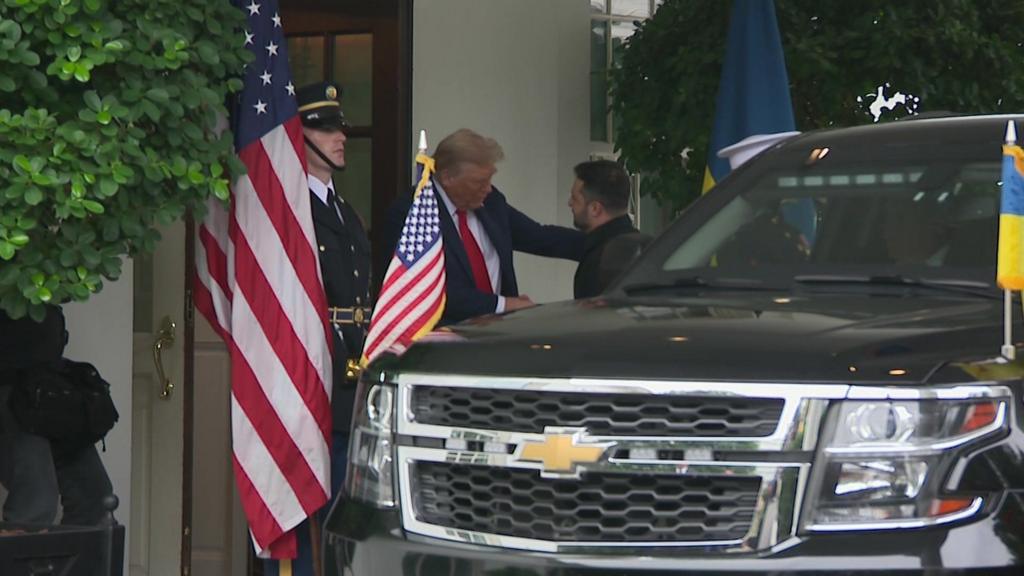 Trump Greets Zelenskyy at White House