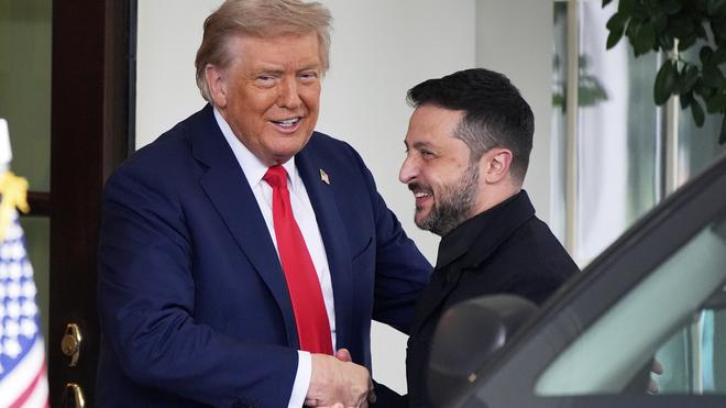 Trump Welcomes Ukrainian President Zelenskyy at White House