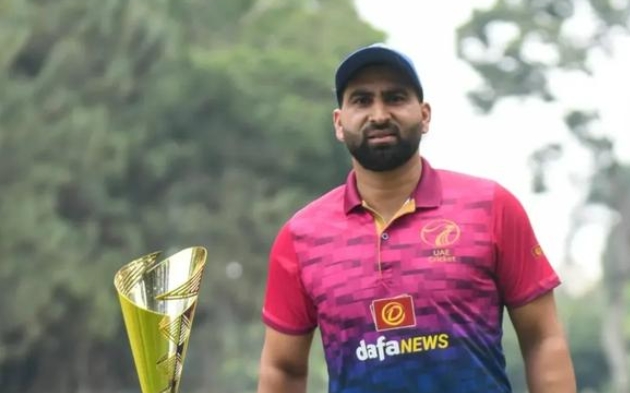 UAE Captain Muhammad Wasim Breaks Rohit Sharma’s Record for Most Sixes by a T20I Captain