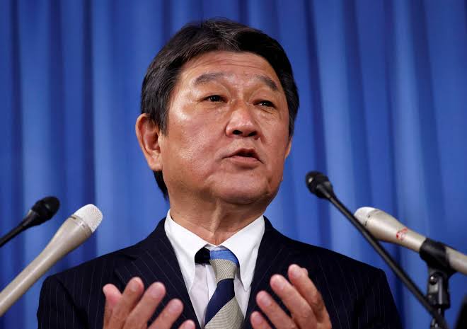 Former Japanese Foreign Minister Toshimitsu Motegi