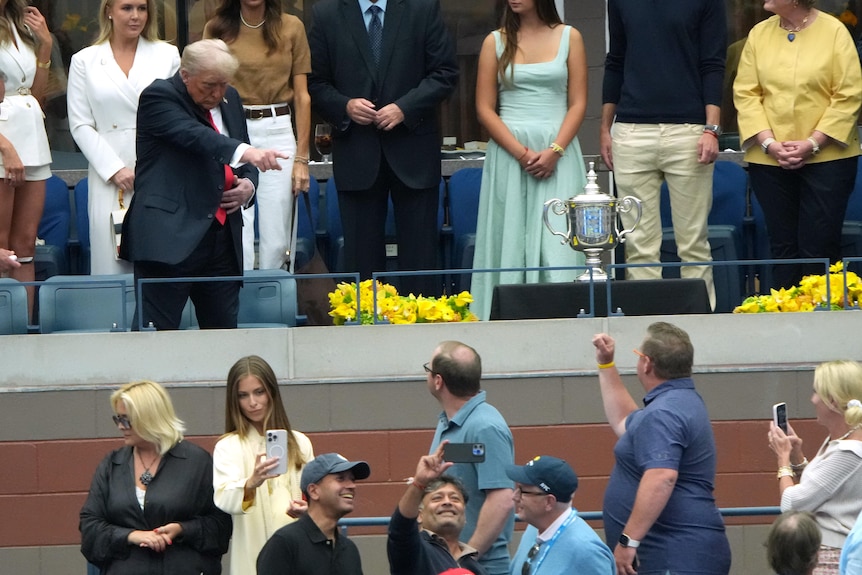 Trump’s Presence Delays Iconic Tennis Final, Fans Boil Over