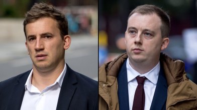 Christopher Cash (left) and Christopher Berry (right) were both accused of being Chinese spies