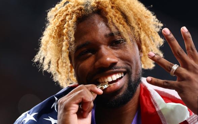 American sprint star Noah Lyles